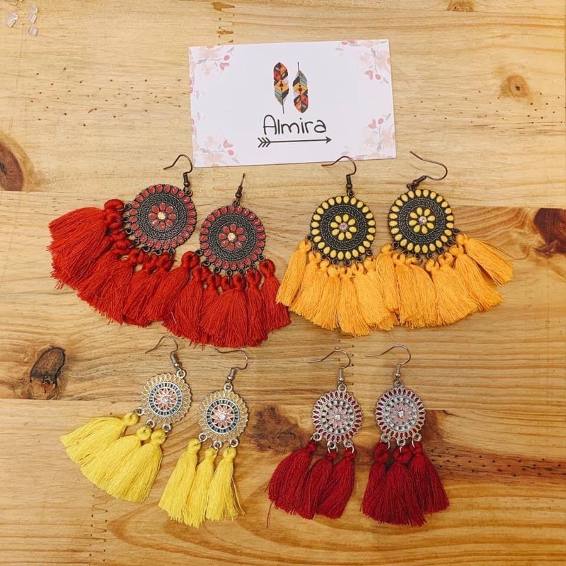 Khuyên tai Boho phong cách Vintage