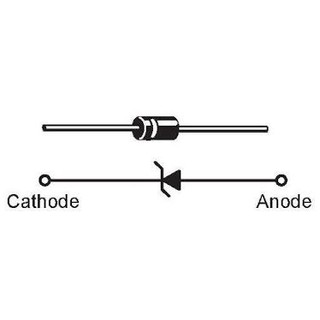 Điốt (diode) TVS 1.5KE15A 15V - DO-201AD