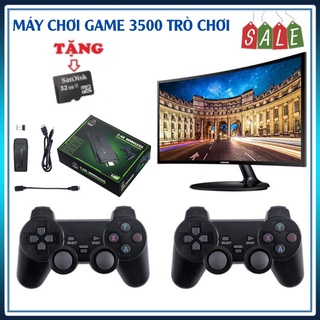 Máy Chơi Game Cầm Tay 4 Nút Kết Nổi Qua Cổng HDMI Gồm 3500 Trò Chơi Tổng Hợp Cổ Điển PS1/Nitendo Switch/FC Compact/ FC