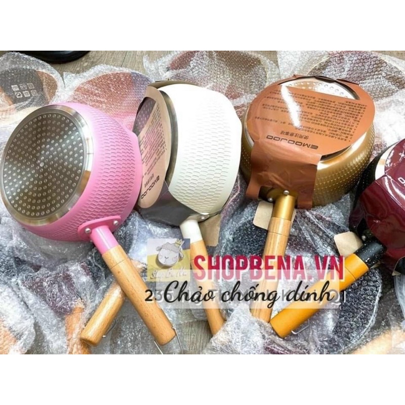Chảo sâu lòng kiểu HQ 18cm, đáy từ có phễu rót dầu