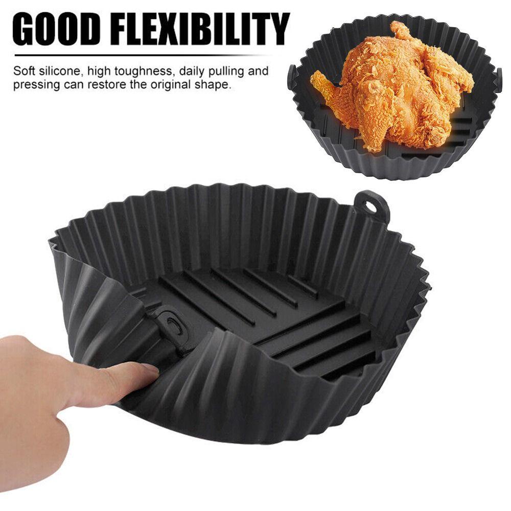 LONTIME Khay Tròn Bằng Silicon Mềm Để Nướng Bánh Pizza Tiện Dụng Và Bền