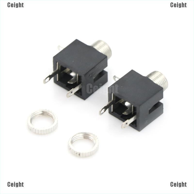 (Cei) 20pcs 3.5mm Female Connector 3 Pin Headphone Jack Socket Mono Channel PJ-301M  _cei