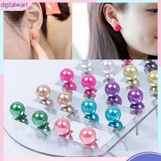 Dg DG✌❤ Set 12 Cặp Bông Tai Ngọc Trai Giả Thời Trang Nữ