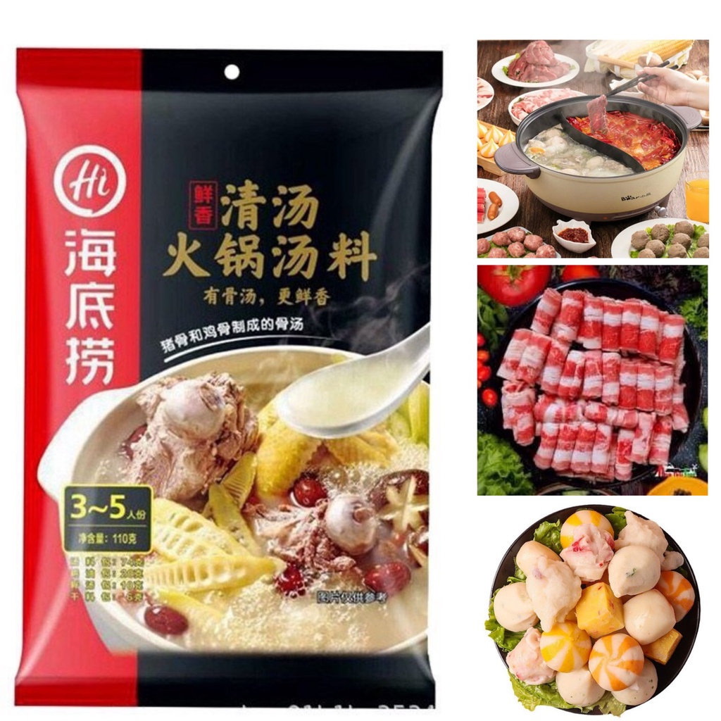 Lẩu Haidilao vị Trường Thọ xương hầm