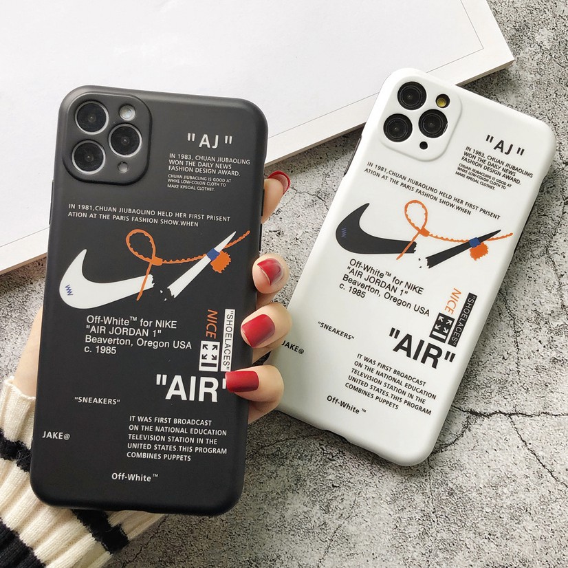 Ốp Điện Thoại In Logo Nike Air Off White Thời Trang Cho Iphone 12pro Max 12mini 11 Pro Max X Xs Xr Xsmax 7 8 Plus | BigBuy360 - bigbuy360.vn