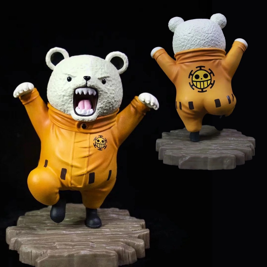 Mô Hình Nhân Vật Phim Hoạt Hình One Piece Bằng Pvc Bepo Bear Figure Red Heart Priate Law Packed in Box Model