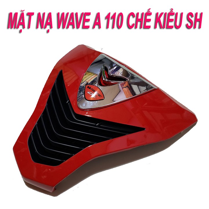 MẶT NẠ WAVE 2017 2018 KIỂU SH - ĐỎ BÓNG