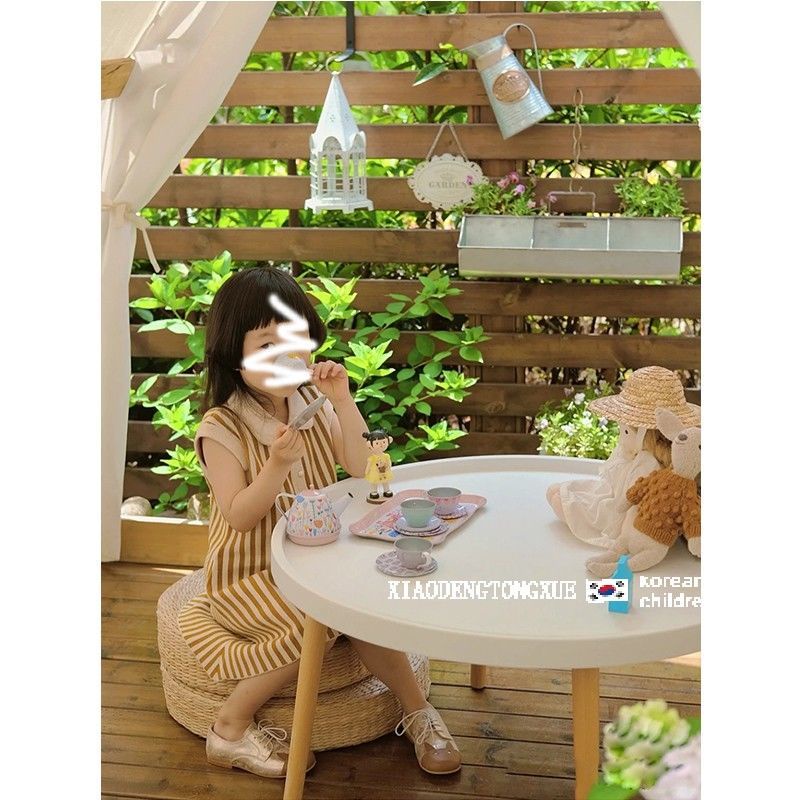 Áo Thun POLO 100% Cotton Nguyên Chất Tay Ngắn Phong Cách Hàn Quốc Dễ Phối Đồ Thời Trang Mùa Hè Cho Bé Gái