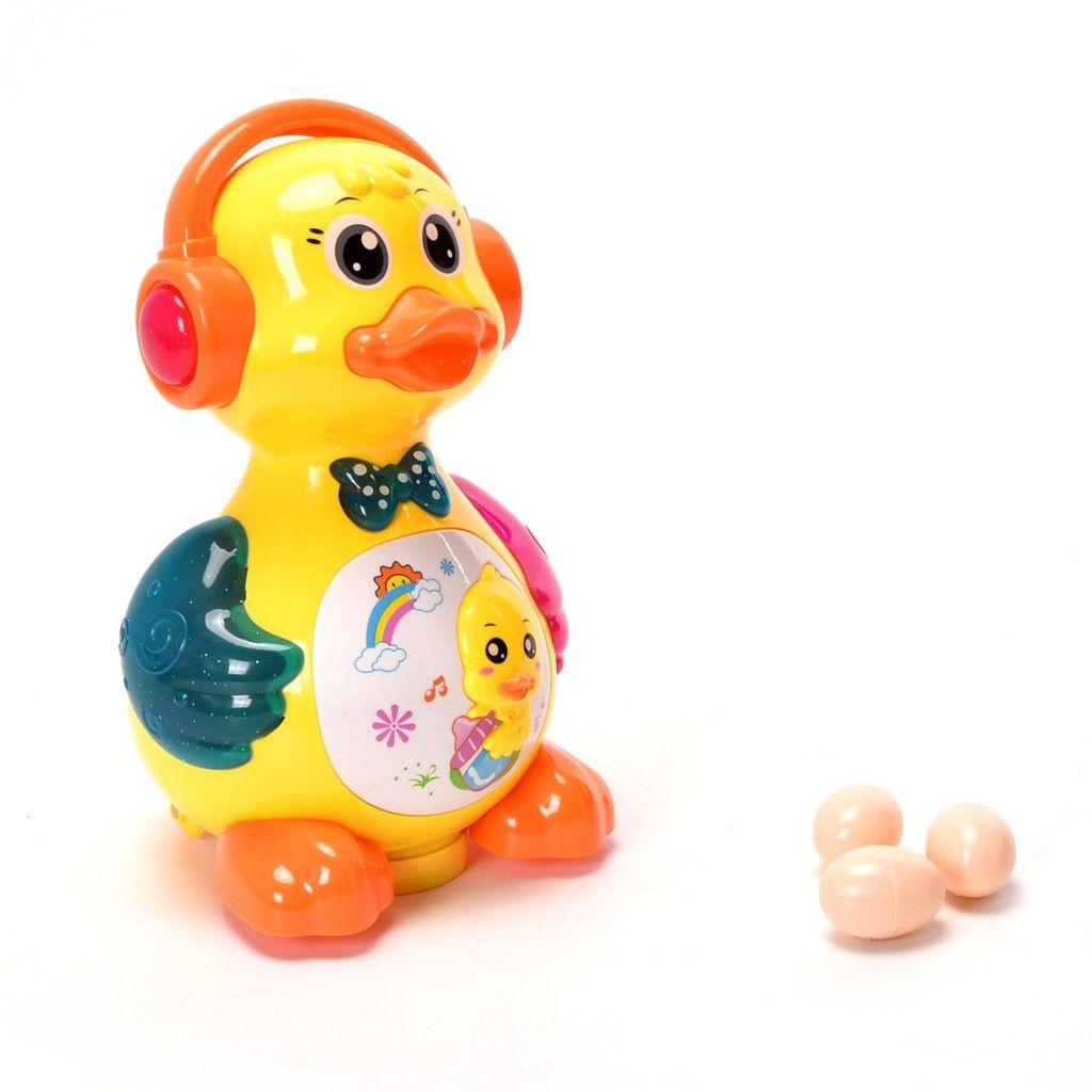 Vịt Đẻ Trứng Khổng Lồ Phát Nhạc Có Đèn Chạy Pin