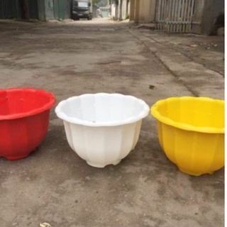 Chậu treo hình trái bí combo 10