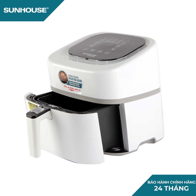 Nồi chiên không dầu 4,5L SUNHOUSE MAMA SHD40886w