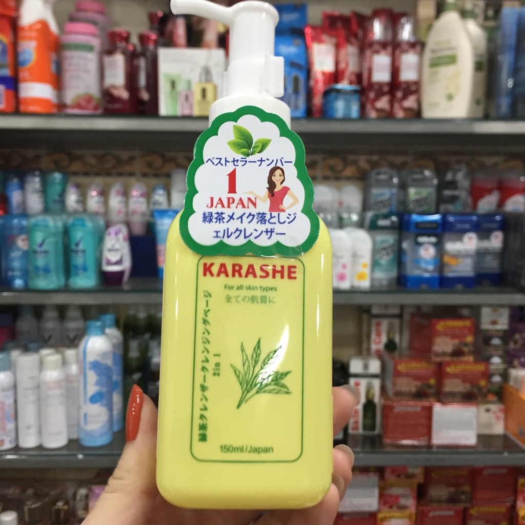 Sữa Rửa Mặt Karashe Trà Xanh Tẩy Trang 2in1 150ml