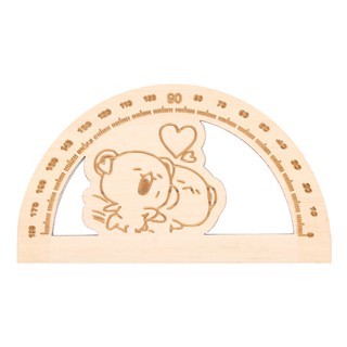 🔹thước đo độ gỗ hình thú 10cm