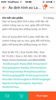 Đai nịt bụng latex 9 xương