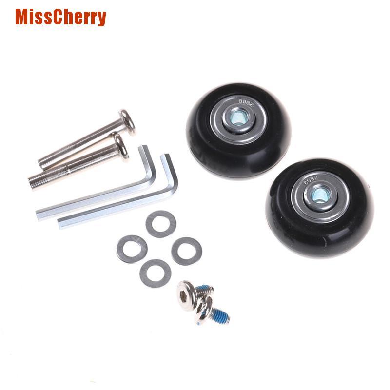 Bộ 2 Bánh Xe Thay Thế Cho Vali Kích Thước 40x18mm
