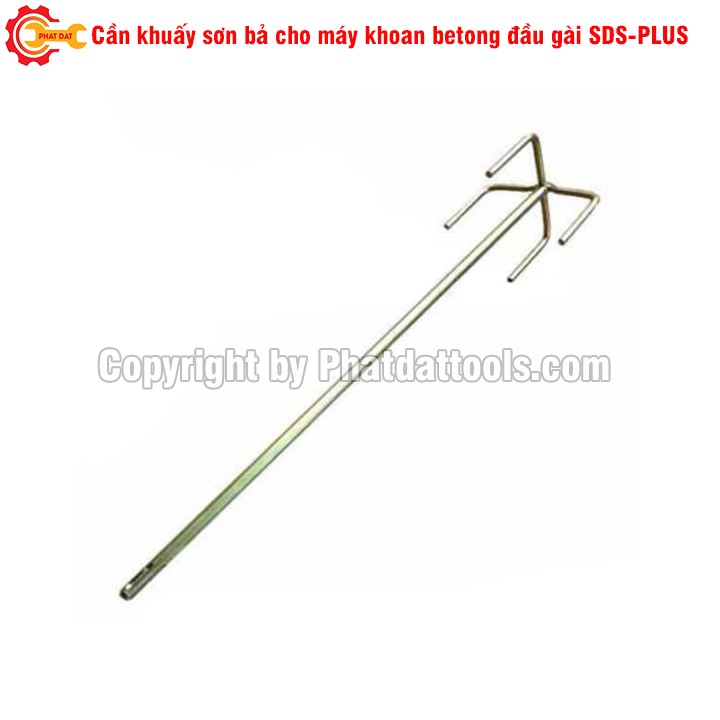 Cần khuấy sơn bả cho máy khoan betong đầu gài SDS-Plus