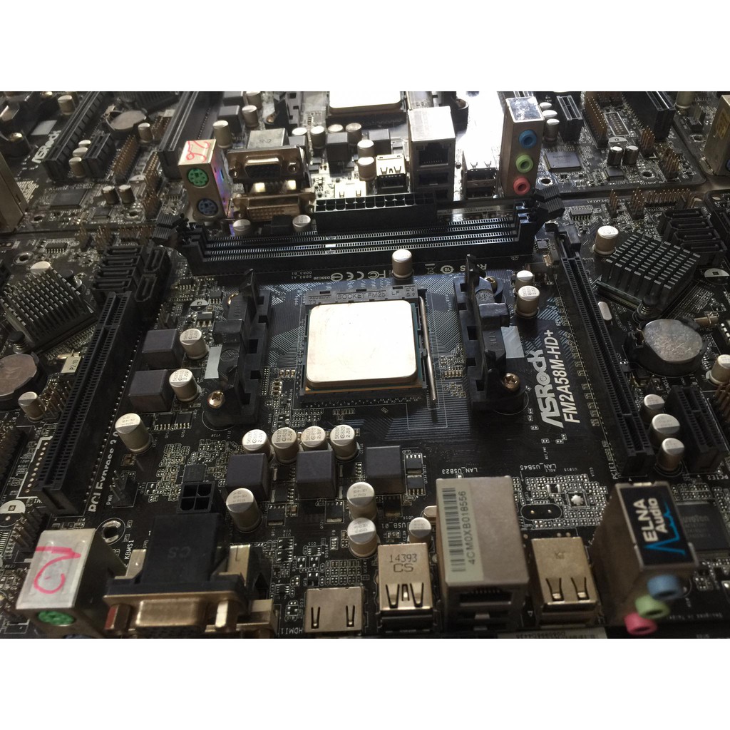 combo AMD a8 7600+ main asrock a58m-hd+ fan zin+fe