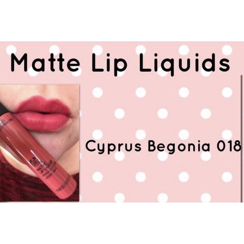 Son Kem The Body Shop Matte Lip Liquid