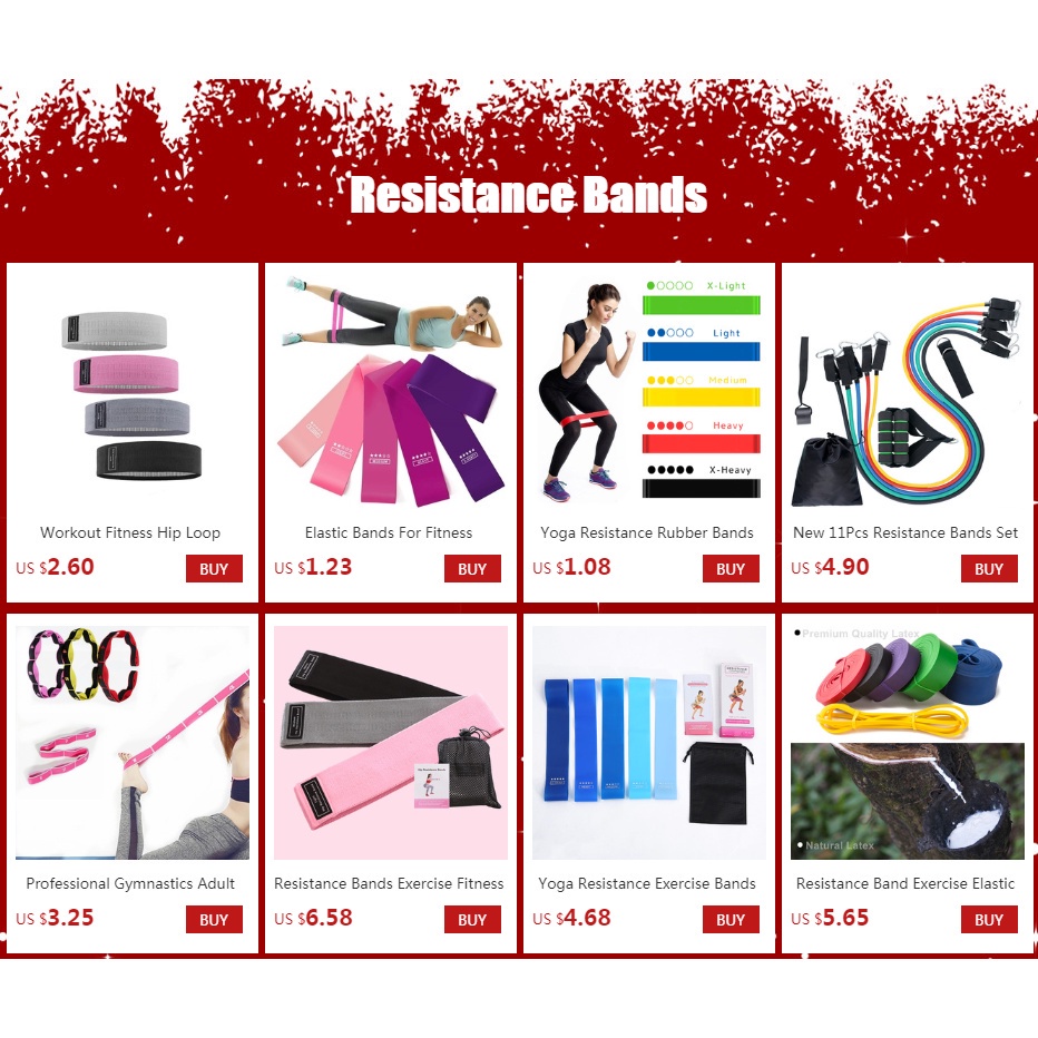 Dây Đai Kháng Lực Co Giãn Dùng Luyện Tập Thể Hình