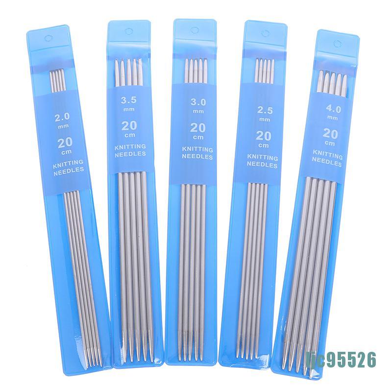 [ljc95526] 20cm Công Cụ Móc Đan Thẳng Hai Đầu Nhọn