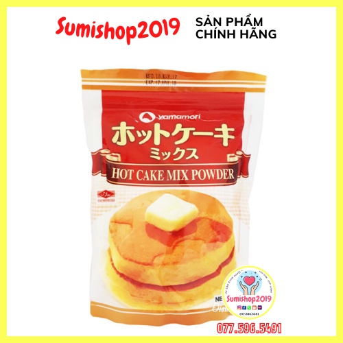 Bột làm bánh hotcake / pancake cho bé ăn dặm Yamamori Nhật Bản