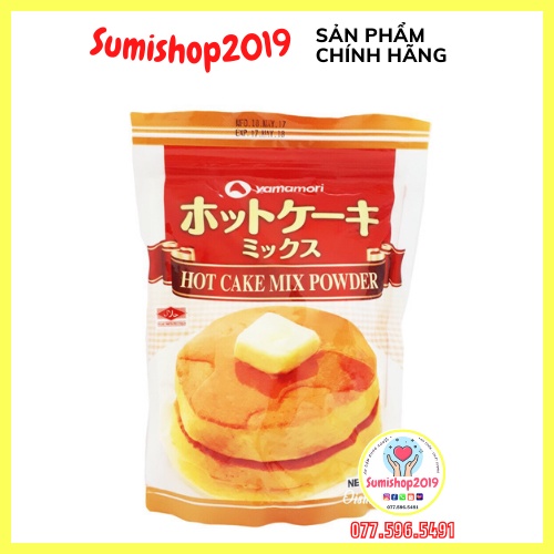 Bột làm bánh hotcake / pancake cho bé ăn dặm Yamamori Nhật Bản (có gói tách lẻ 100gr)