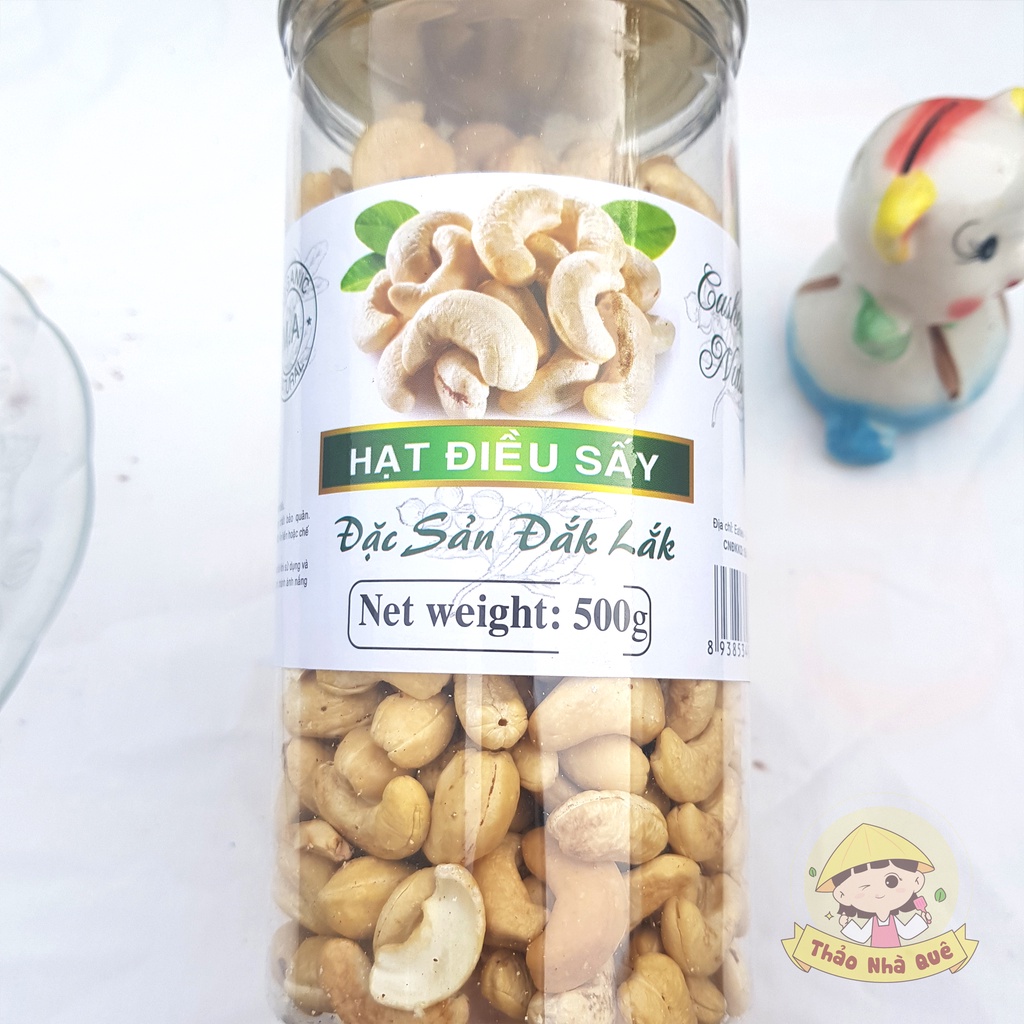 Hạt điều sấy rang muối sạch vỏ lụa vỡ bể nguyên vị thơm ngon loại 1, đặc sản Daklak - Đồ ăn vặt dinh dưỡng