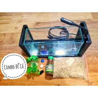 [RẺ VÔ ĐỊCH] Combo Bể Cá cảnh mini + Lọc Thác mini