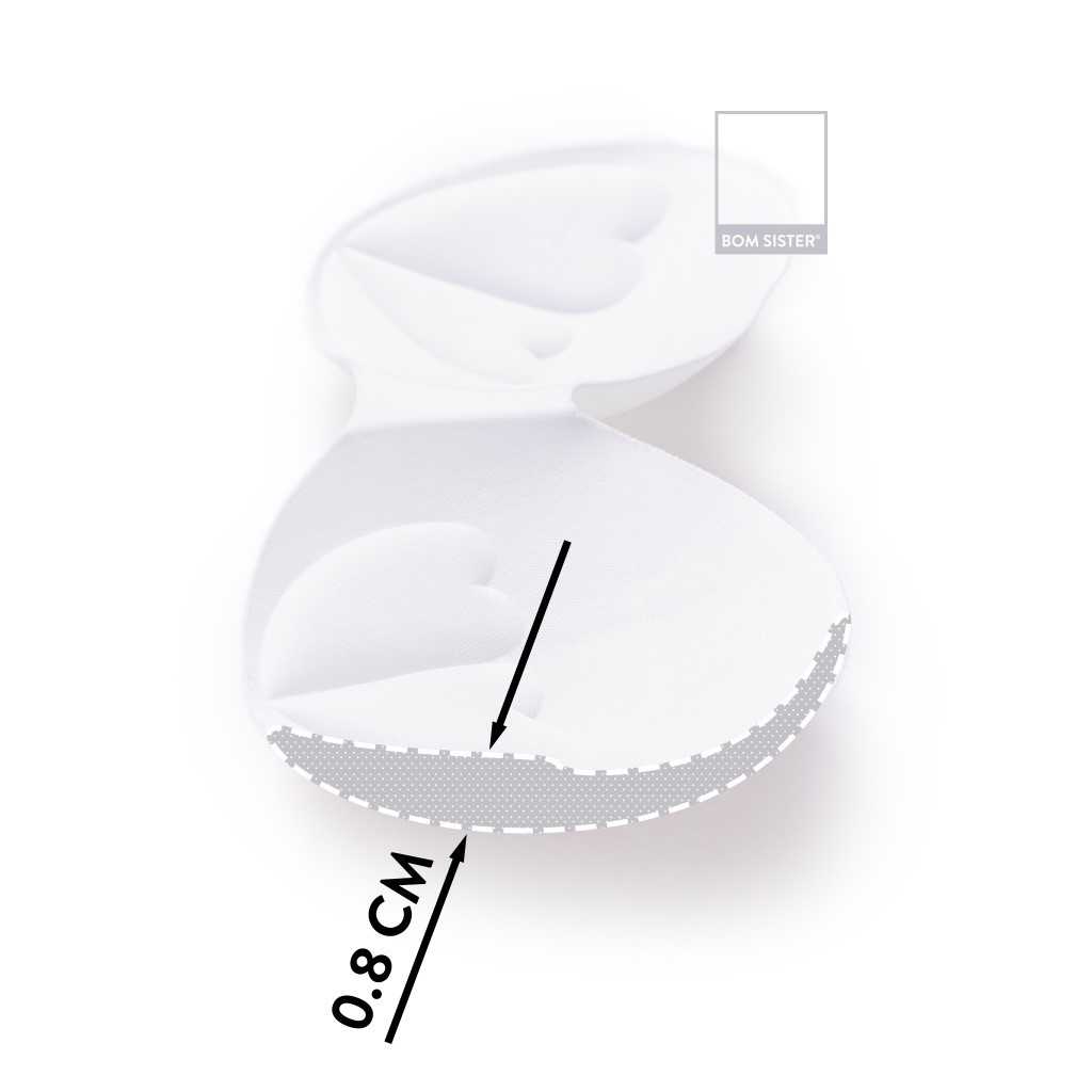 [Mã FARSBRBOM1 giảm 10% đơn 99K] Áo lót mút mỏng cúp ngang không gọng lưng thun nâng ngực BOM SISTER BR669 | BigBuy360 - bigbuy360.vn