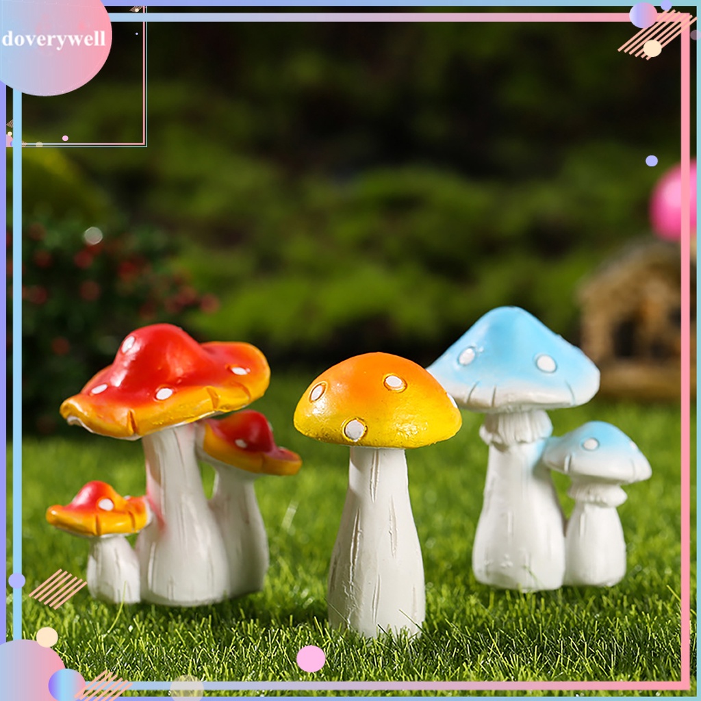 Đồ trang trí cây nấm sáng tạo trang trí sân vườn