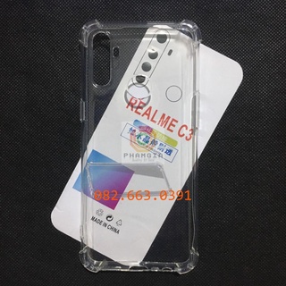 Ốp lưng dẻo chống sốc trong suốt Realme C3 siêu dẻo siêu bền