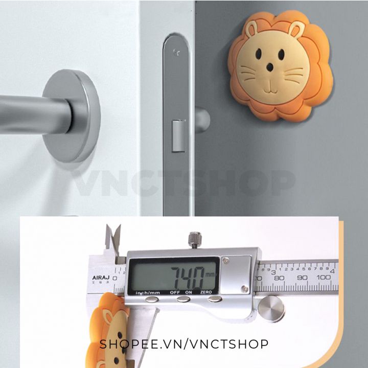 Miếng chặn cửa chống va đập đệm chắn cửa cao su silicon dán tường tủ bàn ghế giảm tiếng ồn