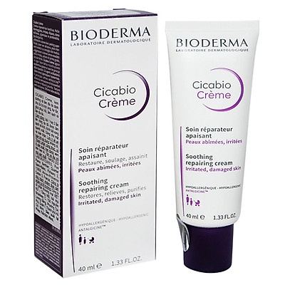 Kem dưỡng phục hồi da Bioderma Cicabio Creme 40ml xuất xứ Pháp