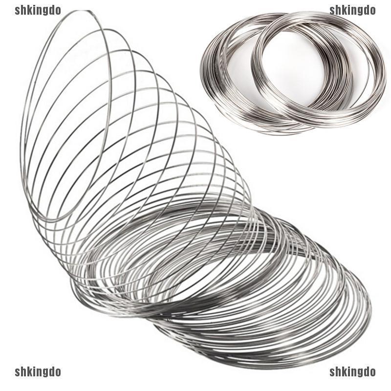 100 Vòng thép không gỉ bền cho tự làm vòng đeo tay thủ công