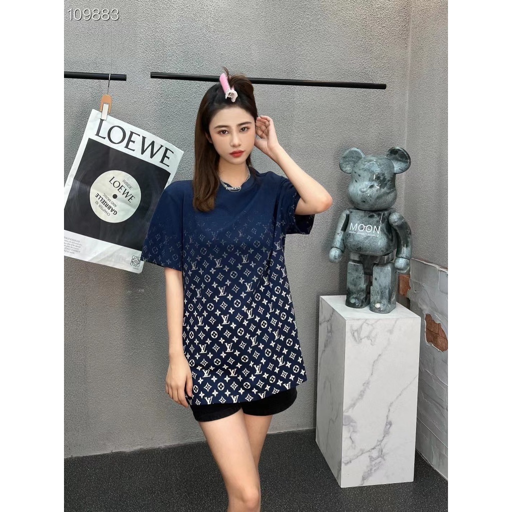 Áo Thun cotton Tay Ngắn Cổ Tròn In logo Lllvv Thời Trang Chất Lượng Cao