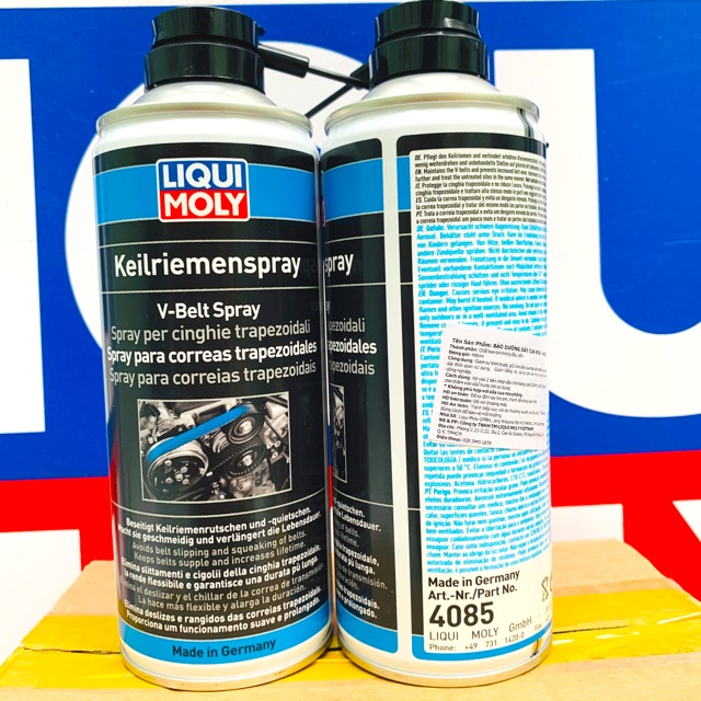 Bảo Dưỡng Dây Curoa Liqui Moly 4085 V-Belt Spray 400ML - Made in Germany