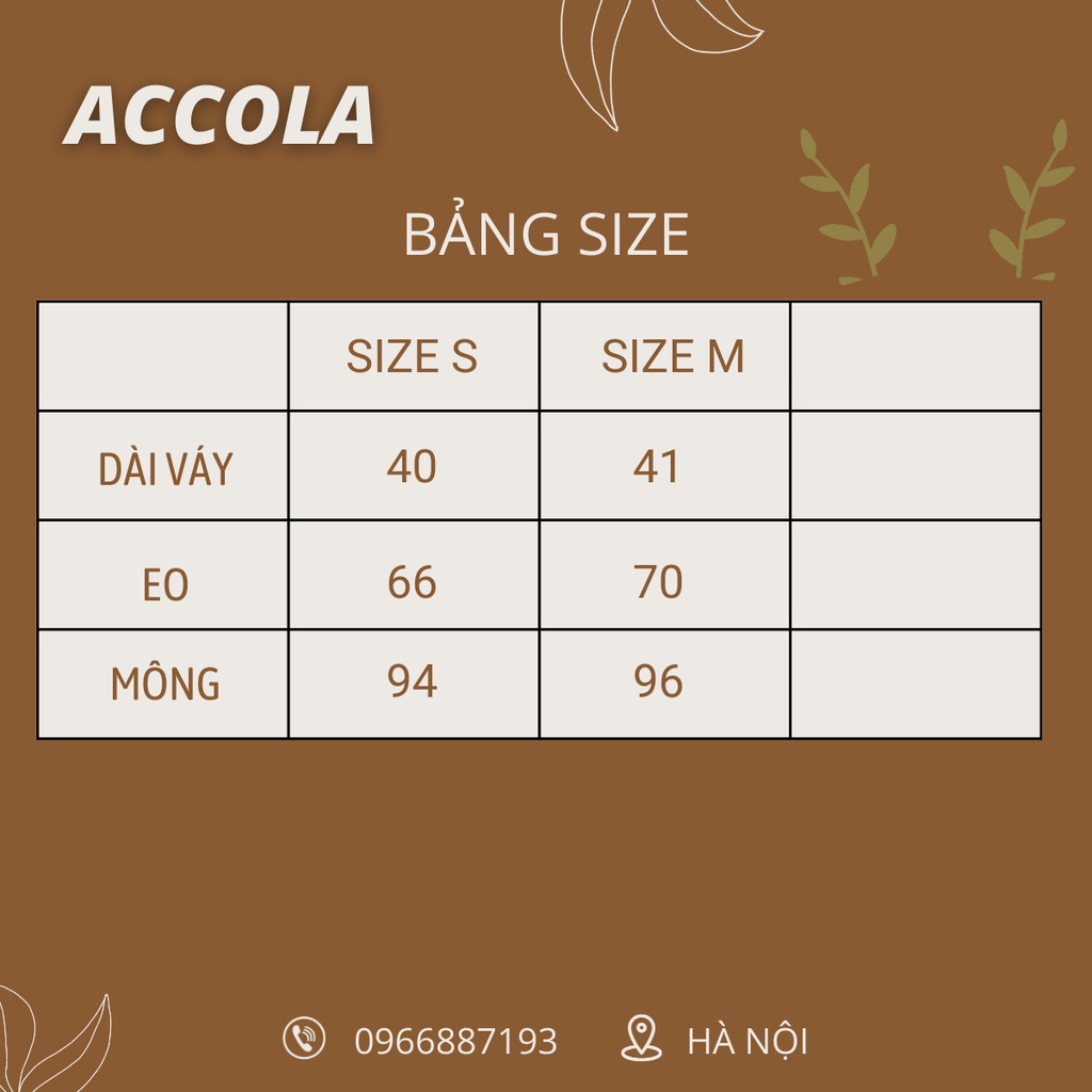 Chân váy nữ ngắn hàn quốc phong cách ulzzang korea Accola 1405