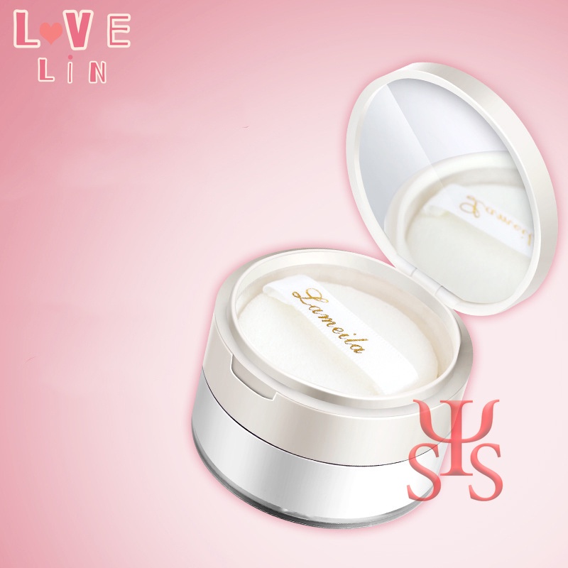 LAMEILA Phấn Phủ Dạng Bột Kiềm Dầu Lâu Trôi Không Thấm Nước Che Khuyết Điểm Làm Trắng Dưỡng Ẩm 3050