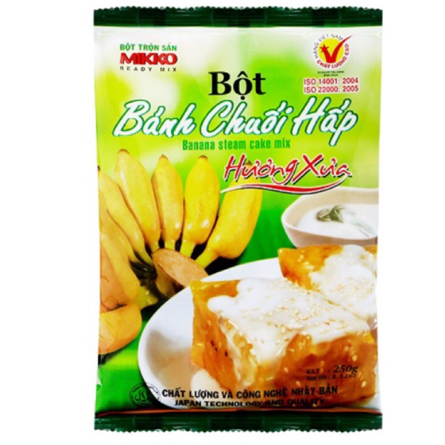 Bột bánh chuối hấp Mikko Hương Xưa gói 250G