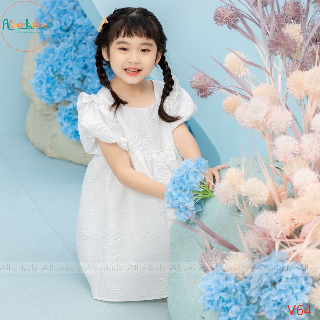 Váy bé gái ALBER LYRA DRESS 2 lớp công chúa xinh đẹp cho trẻ em 2,3,4,5,6,7,8,9,10,11,12 tuổi [V64]