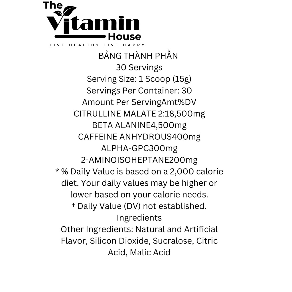 PRE WORKOUT SAMPLE DARK DEVIL - GÓI DÙNG THỬ TĂNG SỨC MẠNH