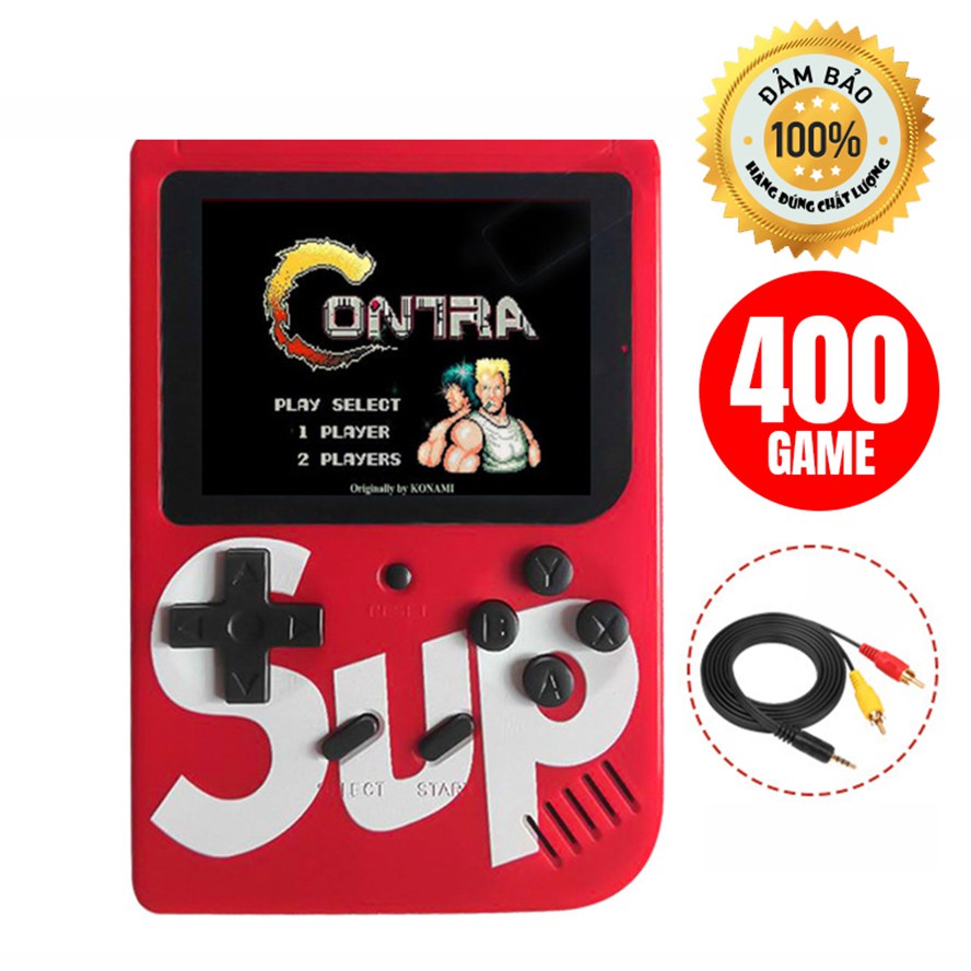 Máy Chơi Game Cầm Tay SUP MINI 400 in 1, Game Sup, (Màu Ngẫu Nhiên) - Hàng nhập khẩu