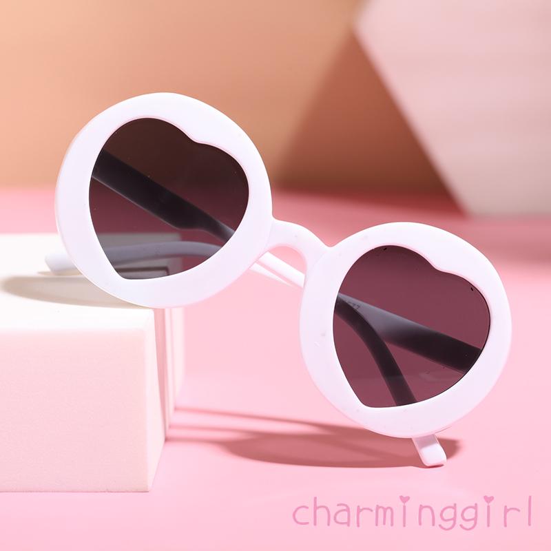 Kính Mát Hình Trái Tim Chống Tia Uv400 Cho Bé | BigBuy360 - bigbuy360.vn