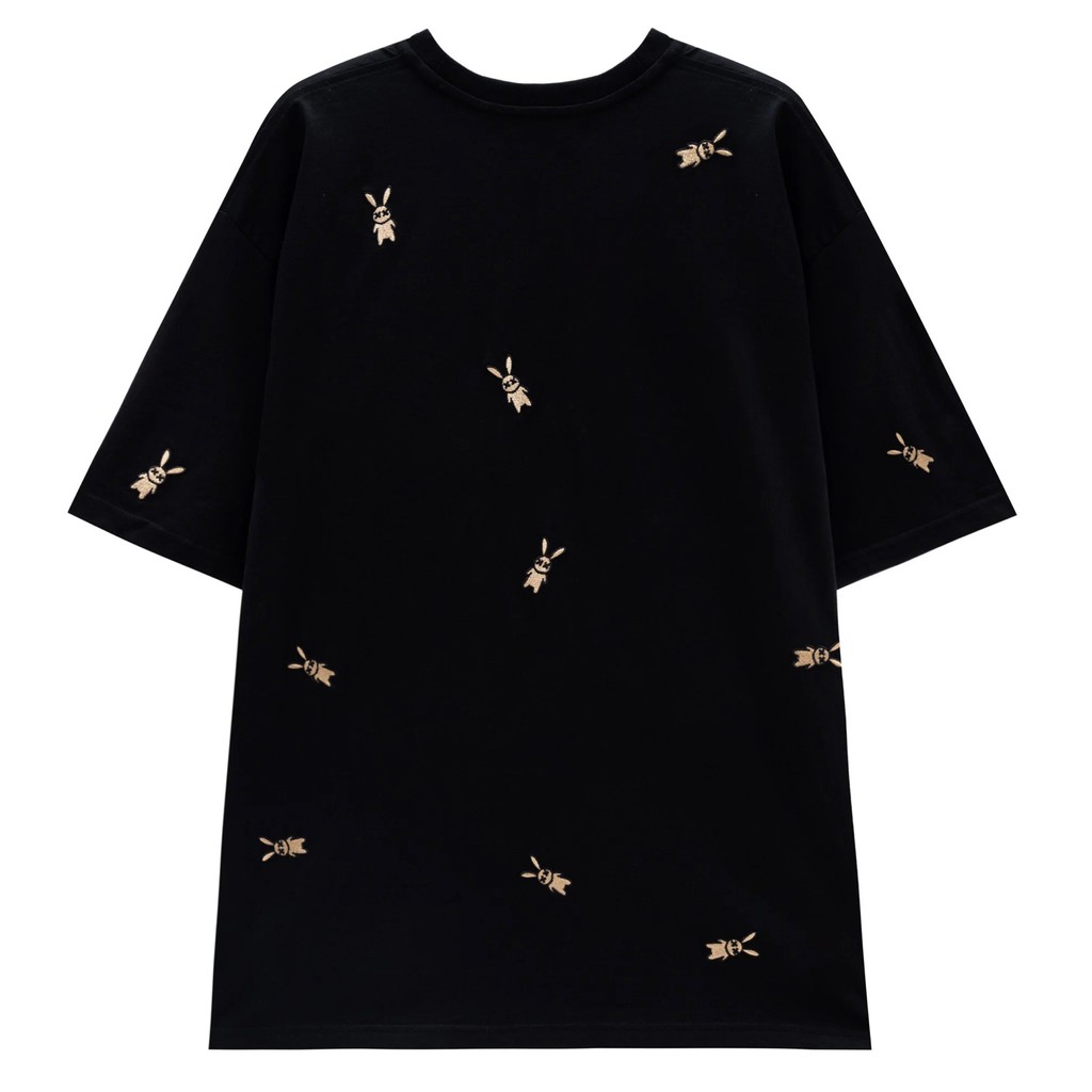 Áo Thun Unisex Bad Rabbit Rabbies Đen trắng 100% Cotton - Local Brand Chính Hãng