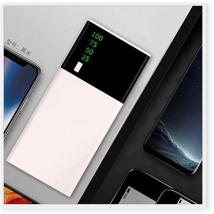 Sạc dự phòng 30000mAh thế hệ mới có đèn led kiểu dáng nhỏ gọn tiện ích |Phutuan91