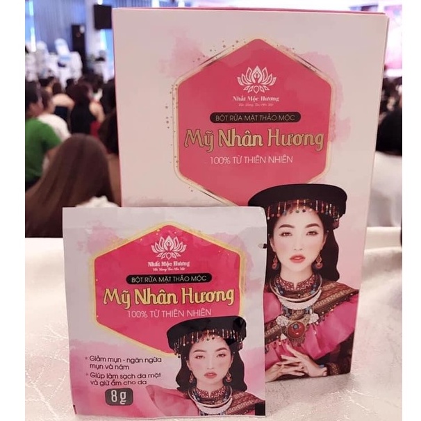 Bột Rửa Mặt Mỹ Nhân Hương - Bột Rửa Mặt Thảo Mộc Nhất Mộc Hương 8gr