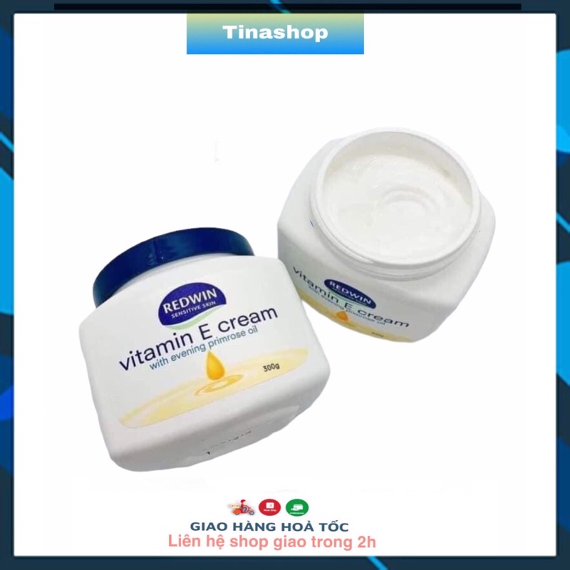 Kem dưỡng da Vitamin E Redwin chính hãng Úc hũ 300g
