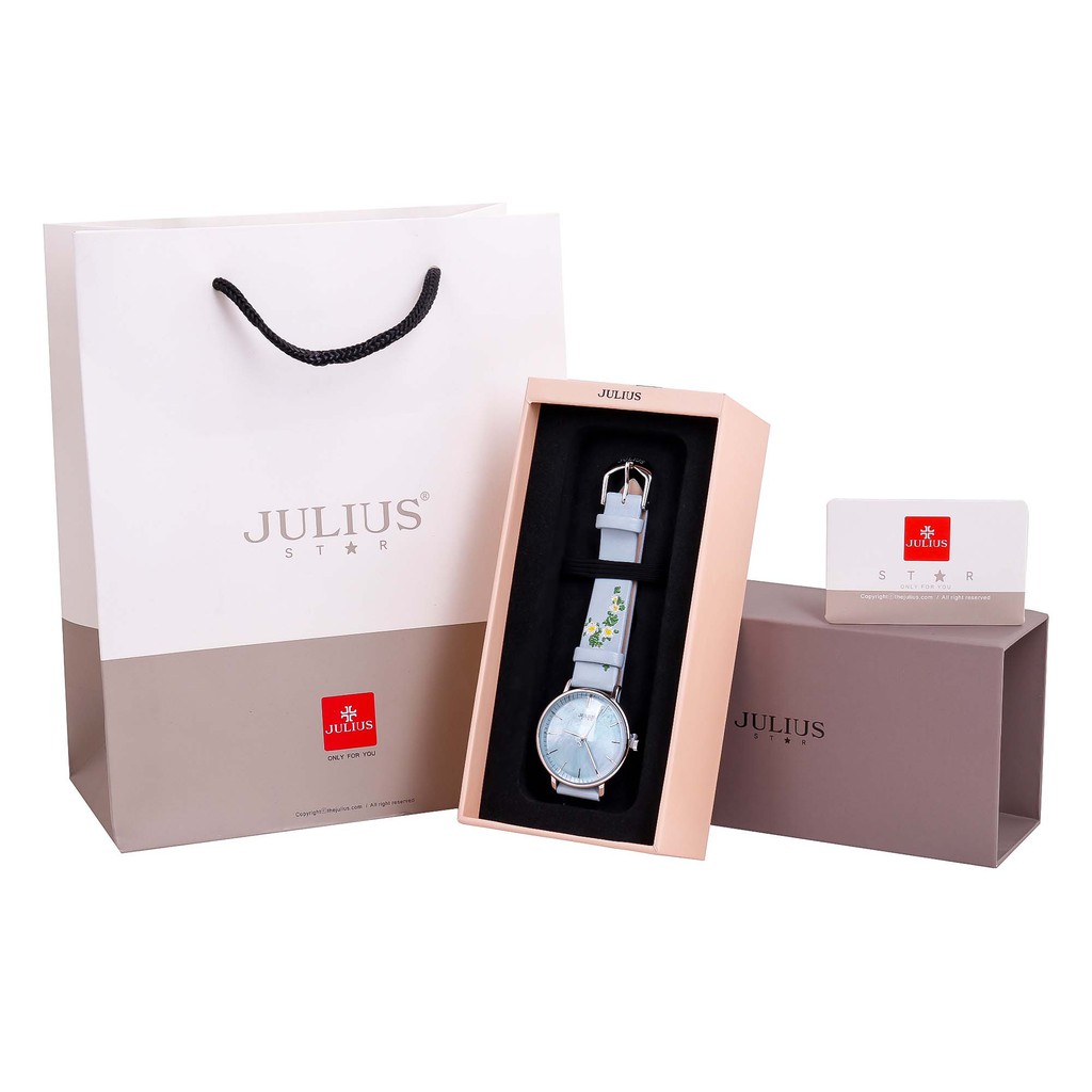 Đồng hồ nữ Julius Star Js017 dây da