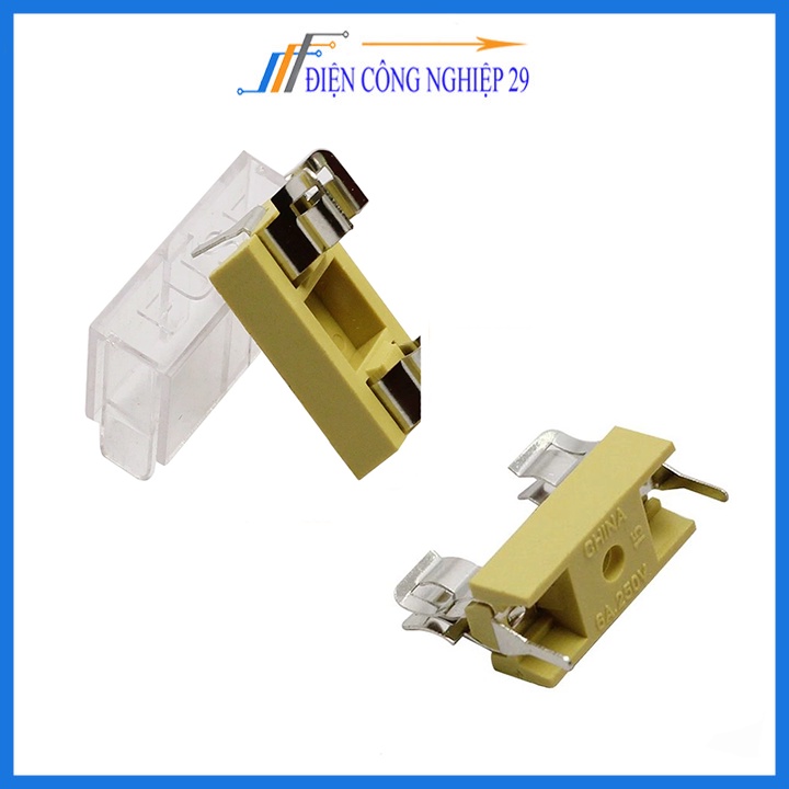 Đế Cầu Chì 5x20 - Có Nắp