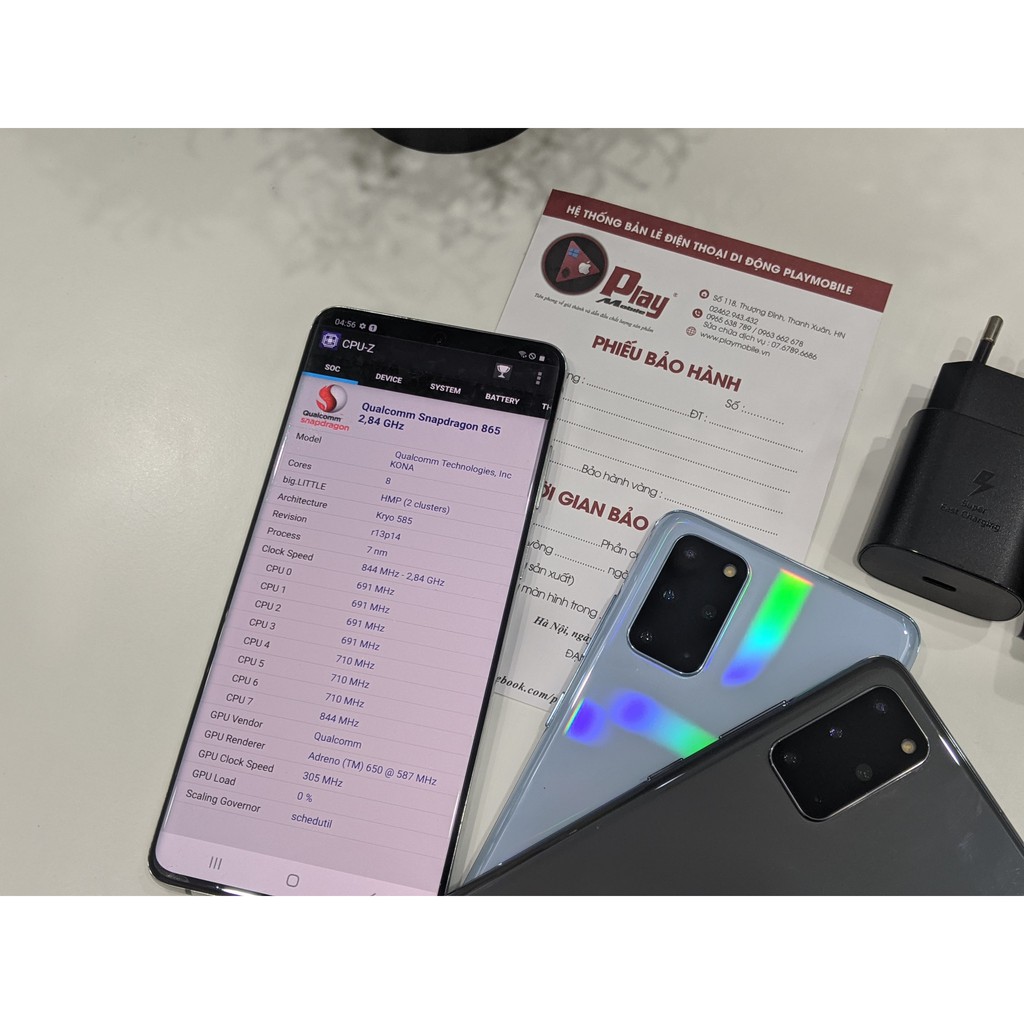 Điện Thoại Samsung Galaxy S20 Plus 5G 2 sim Bản CPU Snap865 mạnh mẽ , Màn 120HZ || Bản Ram 12GB  Tại Playmobile